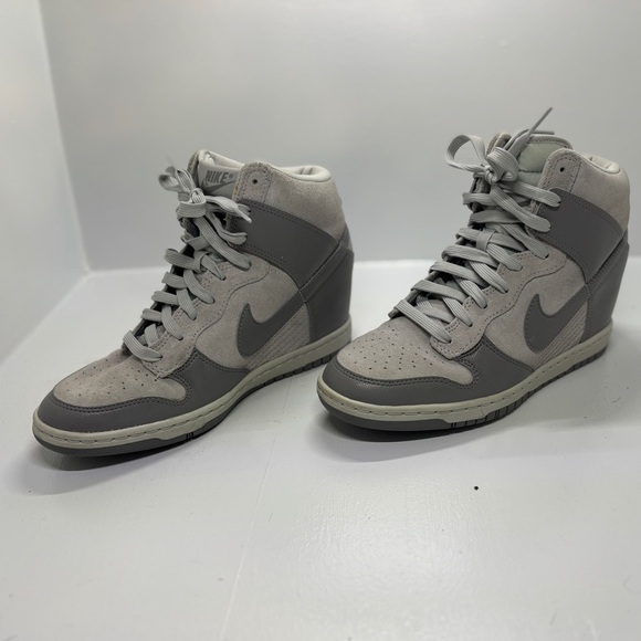 Nike Shoes - Nike Dunk Sky High Canyon Gray Wedge Sneakers Shoes Women's Size 8.5